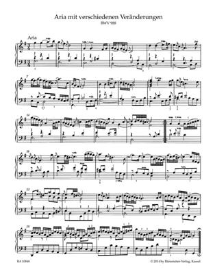 Johann Sebastian Bach: Goldberg Variations: Solo de Piano