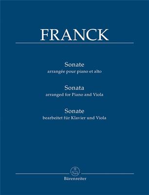 César Franck: Sonata: (Arr. Douglas Woodfull-Harris): Alto et Accomp.