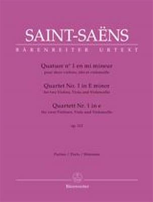 Camille Saint-Saëns: String Quartet no. 1 E minor op. 112: Quatuor à Cordes