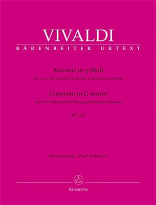 Antonio Vivaldi: Concerto for two Violoncellos in G minor RV 531: (Arr. Martin Schelhaas): Cordes (Ensemble)