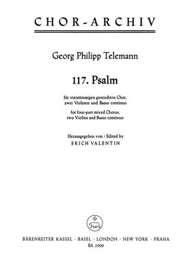 Georg Philipp Telemann: Psalm 117 Laudate Jehovam: Chœur Mixte et Accomp.