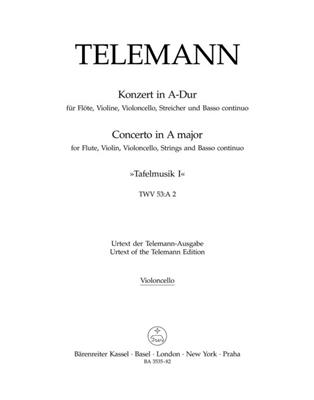 Georg Philipp Telemann: Konzert in A-Dur - Concerto In A Major TWV 53: Ensemble de Chambre