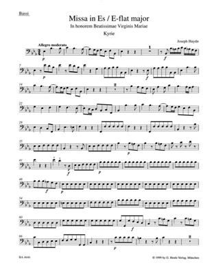 Franz Joseph Haydn: Mass In E-flat Major: Chœur Mixte et Ensemble