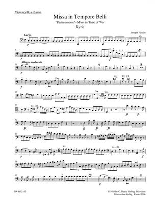 Franz Joseph Haydn: Missa In Tempore Belli: Chœur Mixte et Ensemble