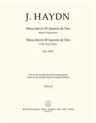 Franz Joseph Haydn: Missa Brevis Sancti Joannis De Deo: Solo pour Violons