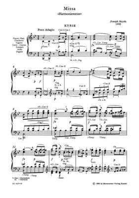 Franz Joseph Haydn: Mass In B-flat: Chant et Piano
