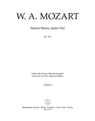 Wolfgang Amadeus Mozart: Sancta Maria, Mater Dei K.273: Chœur Mixte et Accomp.