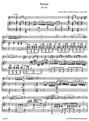 Wolfgang Amadeus Mozart: Sonatas For Piano And Violin: Violon et Accomp.