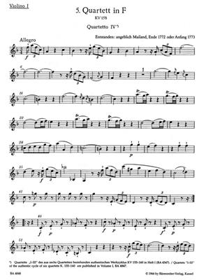 Wolfgang Amadeus Mozart: Thirteen Early String Quartets Volume 2 Nos 5-7: Quatuor à Cordes