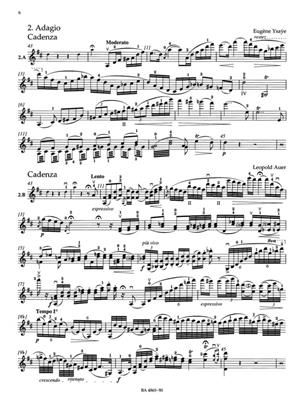 Wolfgang Amadeus Mozart: Violin Concerto No.3 In G K.216: Violon et Accomp.