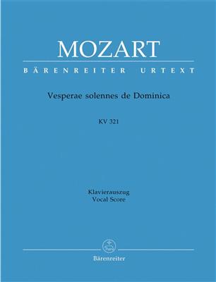 Wolfgang Amadeus Mozart: Vesperae Solennes De Dominica K.321: Chœur Mixte et Piano/Orgue