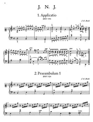 Johann Sebastian Bach: Notebook For Wilhelm Friedemann Bach: Solo de Piano