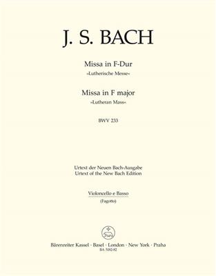 Johann Sebastian Bach: Mass in F major BWV 233 Lutheran Mass 1: Duo pour Cordes Mixte