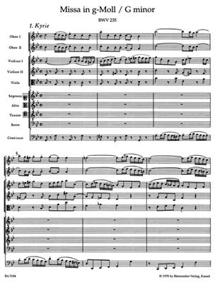 Johann Sebastian Bach: Mass in G minor BWV 235 Lutheran Mass 3: Chœur Mixte et Ensemble