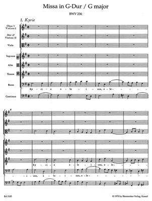 Johann Sebastian Bach: Mass In G Major BWV 236 Lutheran Mass 4: Chœur Mixte et Ensemble