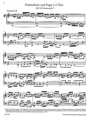 Johann Sebastian Bach: The Well-Tempered Clavier II: Solo de Piano