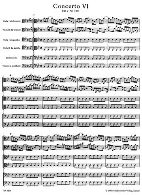 Johann Sebastian Bach: Brandenburg Concerto No.6 In B-Flat BWV 1051: Orchestre à Cordes