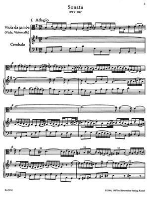 Johann Sebastian Bach: Three Sonatas For Violoncello And Harpsichord: Ensemble de Chambre