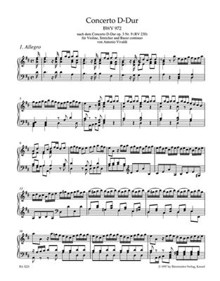 Johann Sebastian Bach: Keyboard Arrangements of Works by Other Composers: Solo de Piano