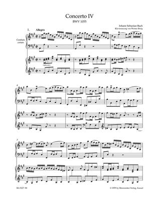 Johann Sebastian Bach: Concerto for Keyboard No.4 in A major BWV 1055: Duo pour Pianos