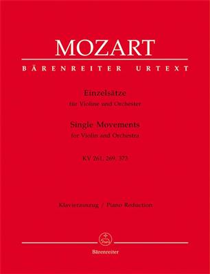 Wolfgang Amadeus Mozart: Single Movements for Violin and Orchestra: Violon et Accomp.