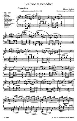 Hector Berlioz: Beatrice et Benedict Hol. 138: Solo de Piano