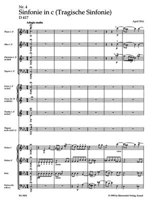 Franz Schubert: Symphony No.4 In C Minor - D 417 Tragic: Orchestre Symphonique