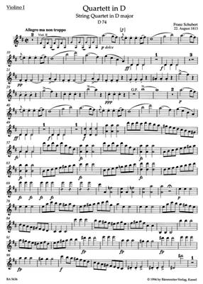 Franz Schubert: String Quartets Volume 3: Quatuor à Cordes