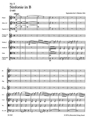 Franz Schubert: Symphony No.5 In B-Flat D 485: Orchestre Symphonique