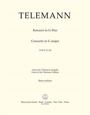 Georg Philipp Telemann: Concerto in G major TWV 51: Cordes (Ensemble)