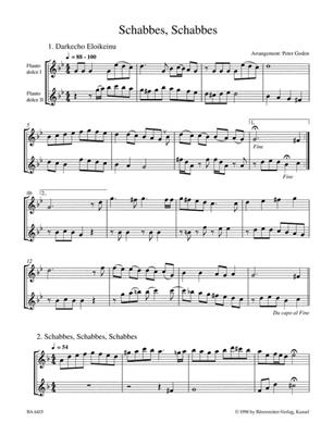 Jiddische Lieder: Duo pour Flûtes à Bec