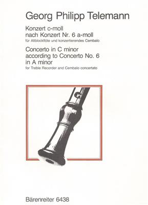 Georg Philipp Telemann: Concerto in C minor: Flûte à Bec