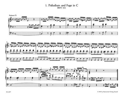 Johann Sebastian Bach: Eight Little Preludes & Fugues For Organ: Orgue