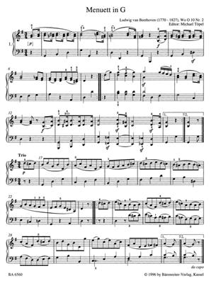 Ludwig van Beethoven: Easy Piano Pieces And Dances: Piano Facile