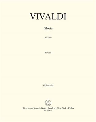 Antonio Vivaldi: Gloria RV 589 (Cello/Bass): Duo pour Cordes Mixte