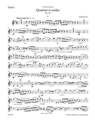 Gabriel Fauré: Quatuor à Cordes Op.121 - Parts: Quatuor à Cordes