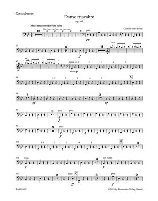 Camille Saint-Saëns: Danse macabre Op. 40 -Double bass: Orchestre et Solo