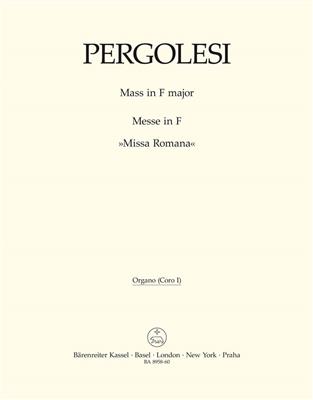 Giovanni Battista Pergolesi: Mass in F major - Missa Romana: Chœur Mixte et Ensemble