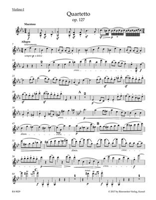 Ludwig van Beethoven: String Quartet E-Flat Major Op. 127: Quatuor à Cordes