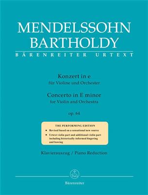 Felix Mendelssohn Bartholdy: Konzert In E - Performing Edition: Orchestre et Solo