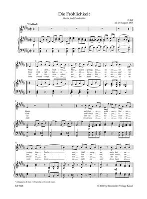 Franz Schubert: Lieder Volume 8 - Medium Voice D 262 - D 323: Chant et Piano