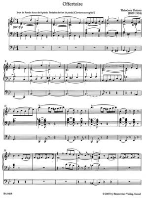 Théodore Dubois: Complete Organ Works, Volume I-VI: Orgue