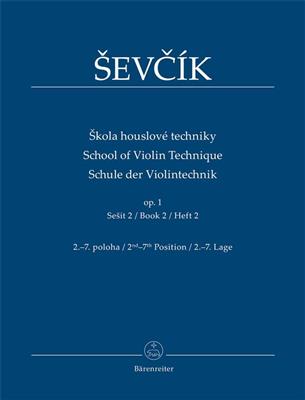 School Of Violin Technique Op. 1 (Book 2)