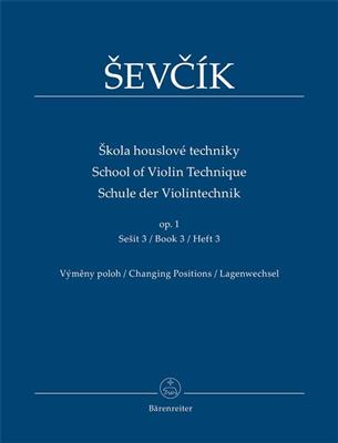 School Of Violin Technique Op. 1 (Book 3 )