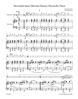 Antonín Dvořák: Slavonic Dances Op. 46: (Arr. Jiri Gemrot): Violoncelle et Accomp.