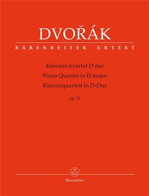 Antonín Dvořák: Piano Quartet In D Major Op.23 (Score & Parts): Ensemble de Chambre