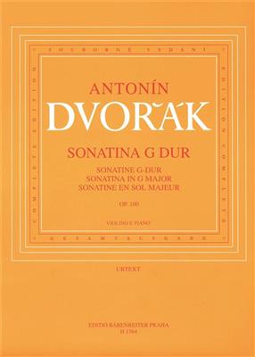 Antonín Dvořák: Sonatina In G Major Op.100 For Violin And Piano: Violon et Accomp.