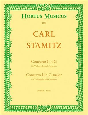 Carl Stamitz: Cello Concerto 1 in G Full score: Ensemble de Chambre