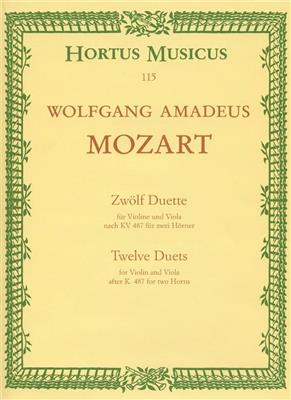 Wolfgang Amadeus Mozart: Duets: Duo pour Cordes Mixte