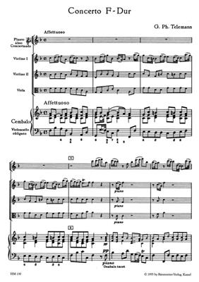 Georg Philipp Telemann: Concerto For Treble Recorder In F: Orchestre et Solo